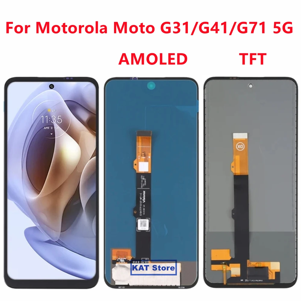 OLED For Motorola Moto G31 / G41 / G71 / Moto G42 5G LCD Touch Digitizer Display Screen Full Assembly Replacement