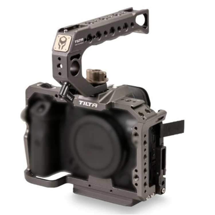 TA-T22-A Ing Cage Side Handle Camera Cage for Canon R5/R6 Kit a Minimizes Wear and Supports Many Accessories