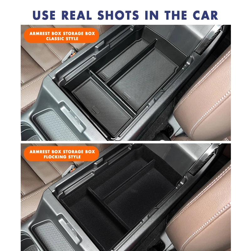 Car Center Console Storage Box For Honda CR-V 2023 ABS Material Organizer Tray with Anti-Rattle Design Auto Interior Accessories