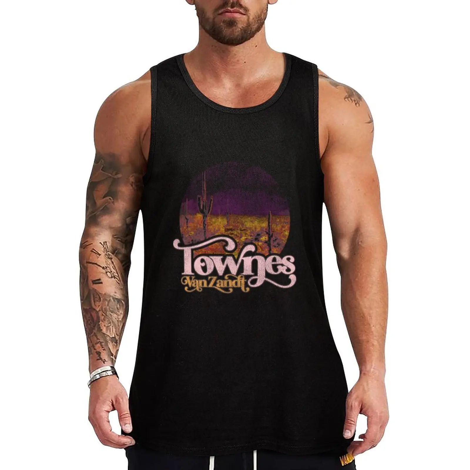

Townes Van Zandt Sweet Tank Top Men's singlets muscle t-shirt summer 2025