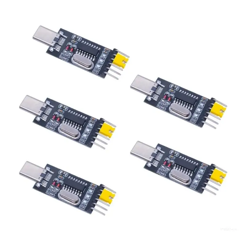 5Pcs USB to Serial Converters UART CH340G Adapter Module 3.3V 5V Output Dropship