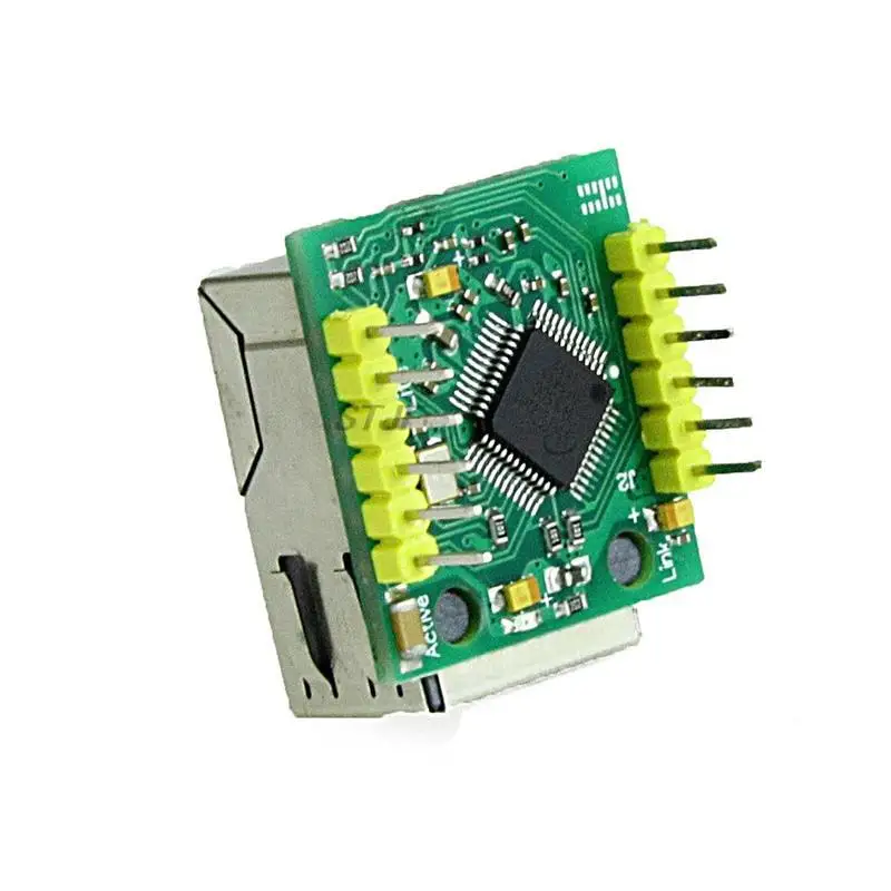 USR-ES1 W5500 Modul Jaringan Ethernet Perangkat Keras SPI Ke LAN/ Ethernet TCP / IP 51 / STM32 Program Mikrokontroler Melalui W5100