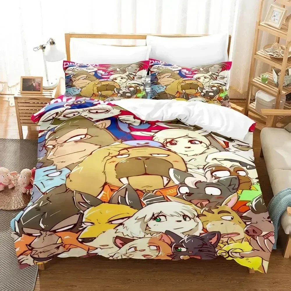 3D Print Anime Odd Taxi Bedding Set Duvet Cover Bed Set Quilt Cover Pillowcase Comforter king Queen Size Boys Adult Bedding Set