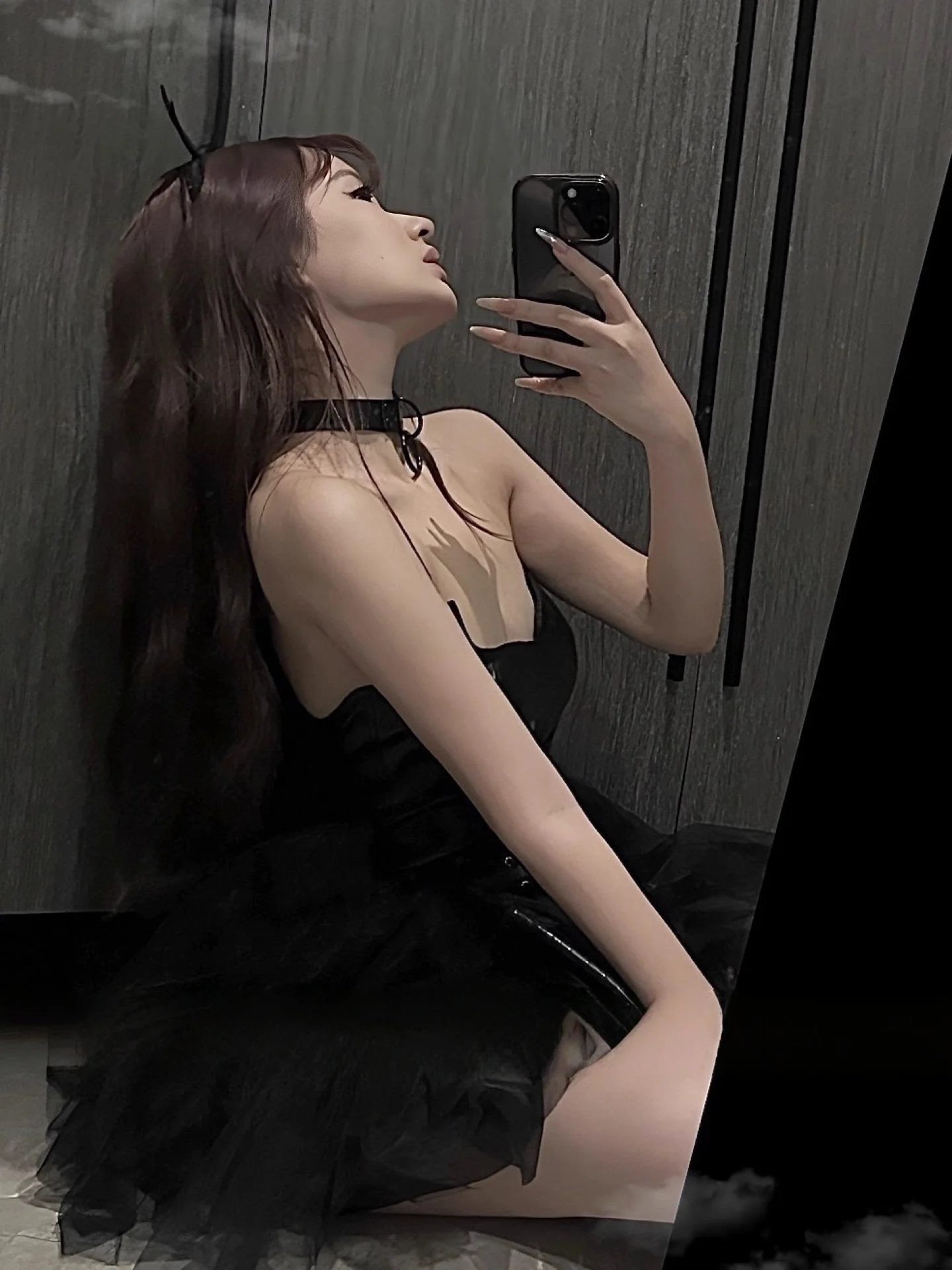 Loween Oryginalny Demon Cosplay Skórzana Spódniczka Czysta Pokusa Wiedźma Sexy Pikantna Dziewczyna Dr k Sle Spodnie z Paskiem Wyszczuplające w Talii