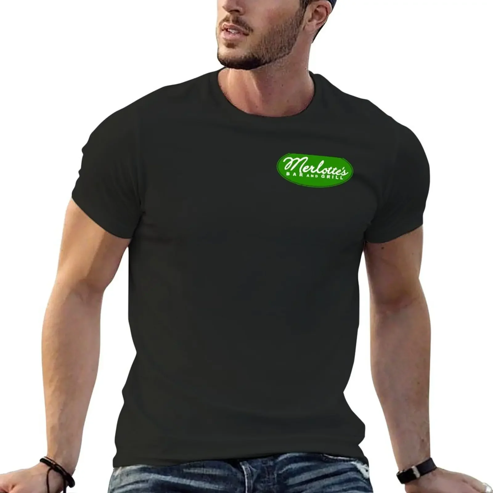 True Blood Merlotte's Waitress Shirt (Sookie) T-Shirt man clothes baggy shirts tshirts for men