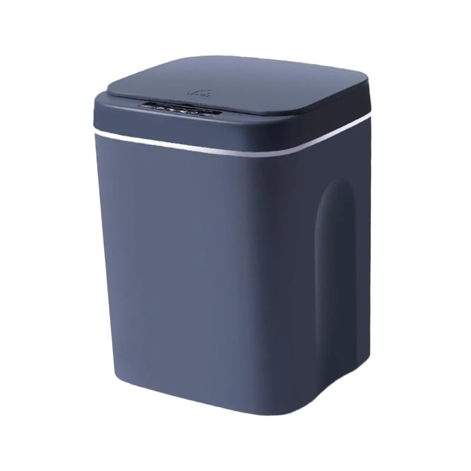 Picture 3: Indoor Automatic Sensor Trash Can with Lid Silent Motor Plastic Bin Smart Garbage Container for Living Spaces