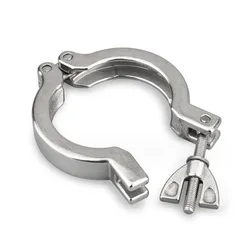 KF16-KF50 Vacuum Clamp Aluminum Alloy Clamp Bracket Professional Rubber Ring Vacuum Clamp Cable Clamps Home Hardware Parts