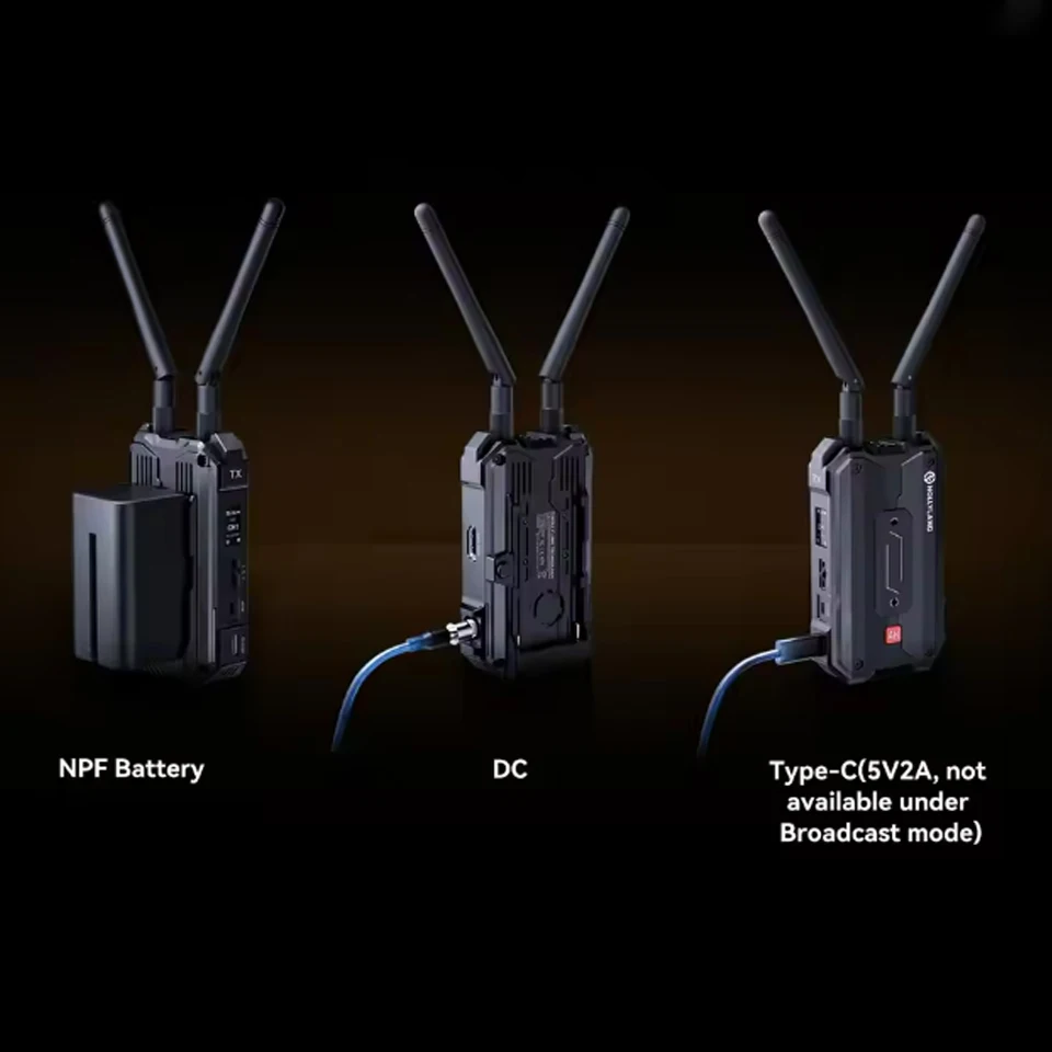 Hollyland Pyro H 4K HDMI Wireless Video Transmission System 2.4-5Ghz HDMI  Wireless Transmitter and Receiver Set