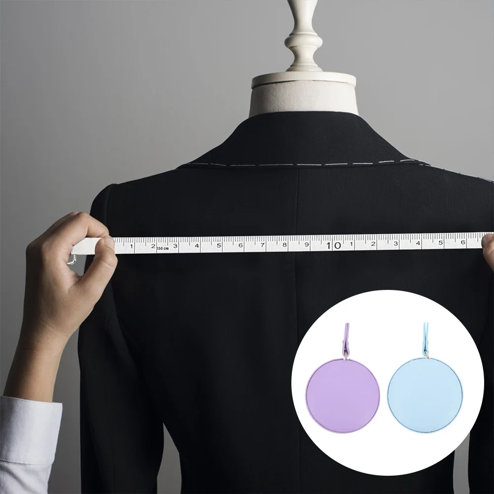 

2Pcs Tape Measure Premium Portable Compact Flexible Body Measuring Tool for Home Sewing Waist Measurement Lightweight