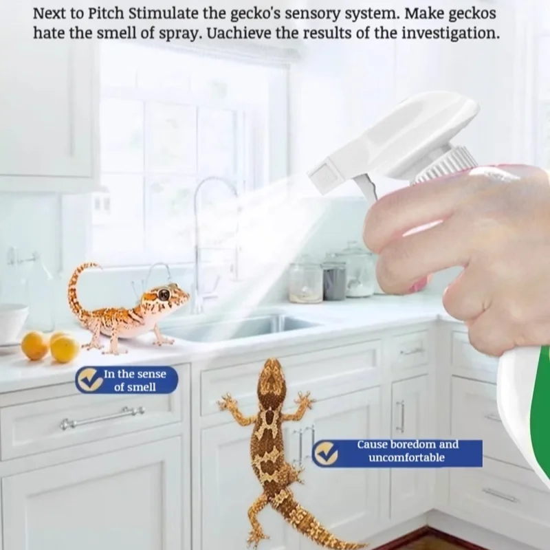 Home Gecko Buster Removal Spray Home Indoor Ecticide Gecko Repellent Spray Strong Gecko Spray Longterm Effective