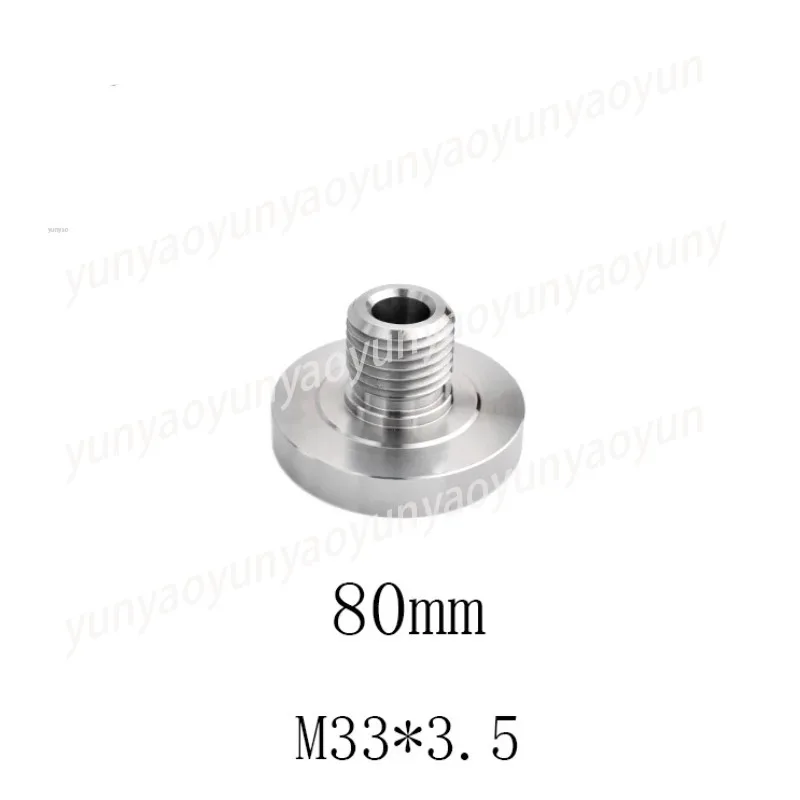 Metalworking Lathe Flange to Woodworking Spindle Thread, M33*3.5, 1 Inch 8 Teeth, Wood Spinning Transition Disk