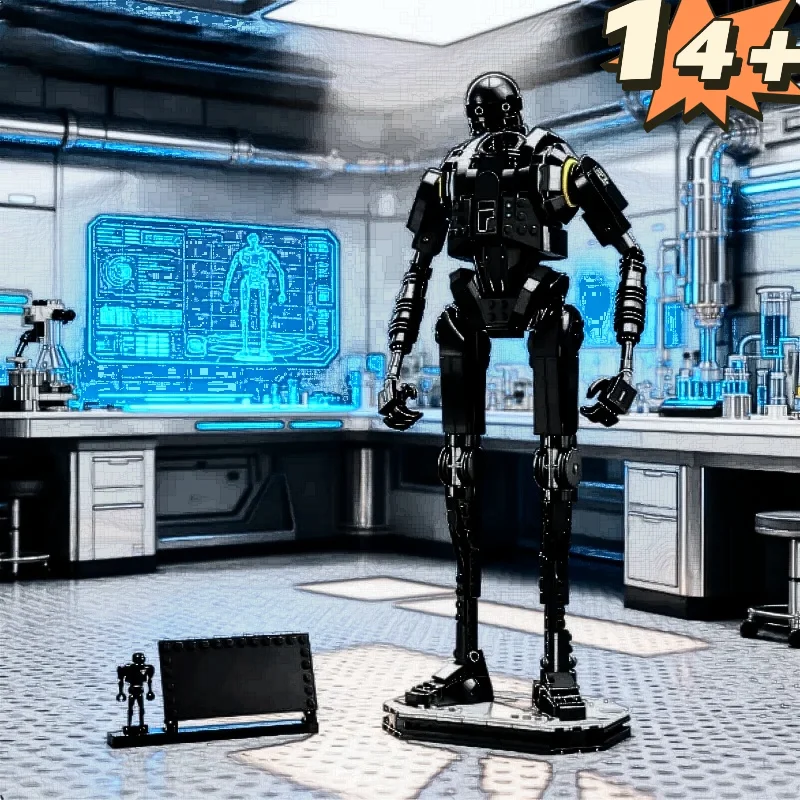 2026 Neu 845-teiliger Sammler-K-2so-Sicherheitsdroide Baukasten DIY Roboter-Montagemodell Kreative Schreibtischdekoration Beliebt