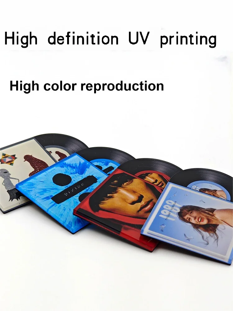 Customized personality Pop NFC vinyl music refrigerator magnet Play Song Necklace DIY Lover Pendant Gift