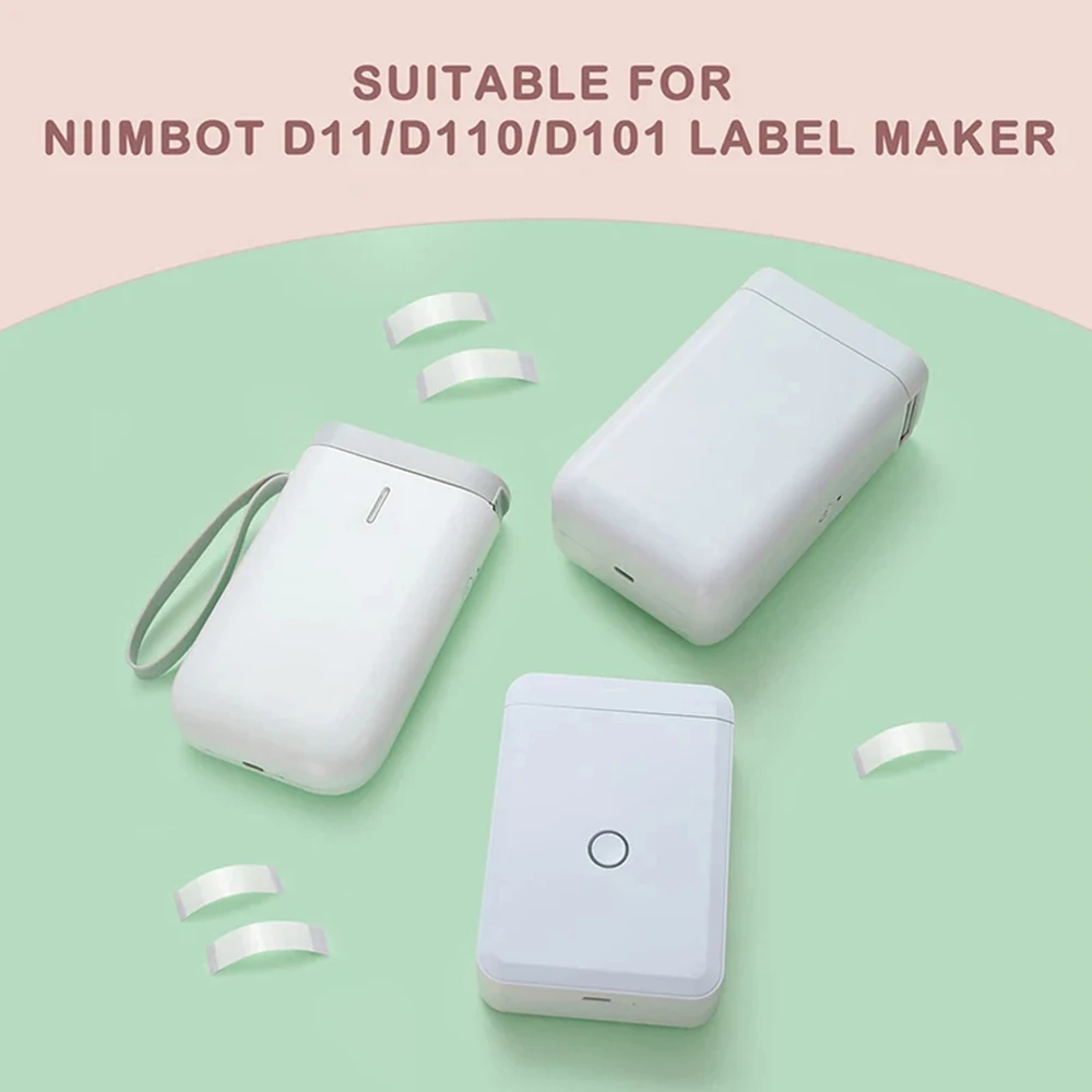 NIIMBOT Thermal Label Paper For D11/D110/D101 Mini Portable Thermal Printer Name Sticker Waterproof Oil-proof SelfAdhesive Label