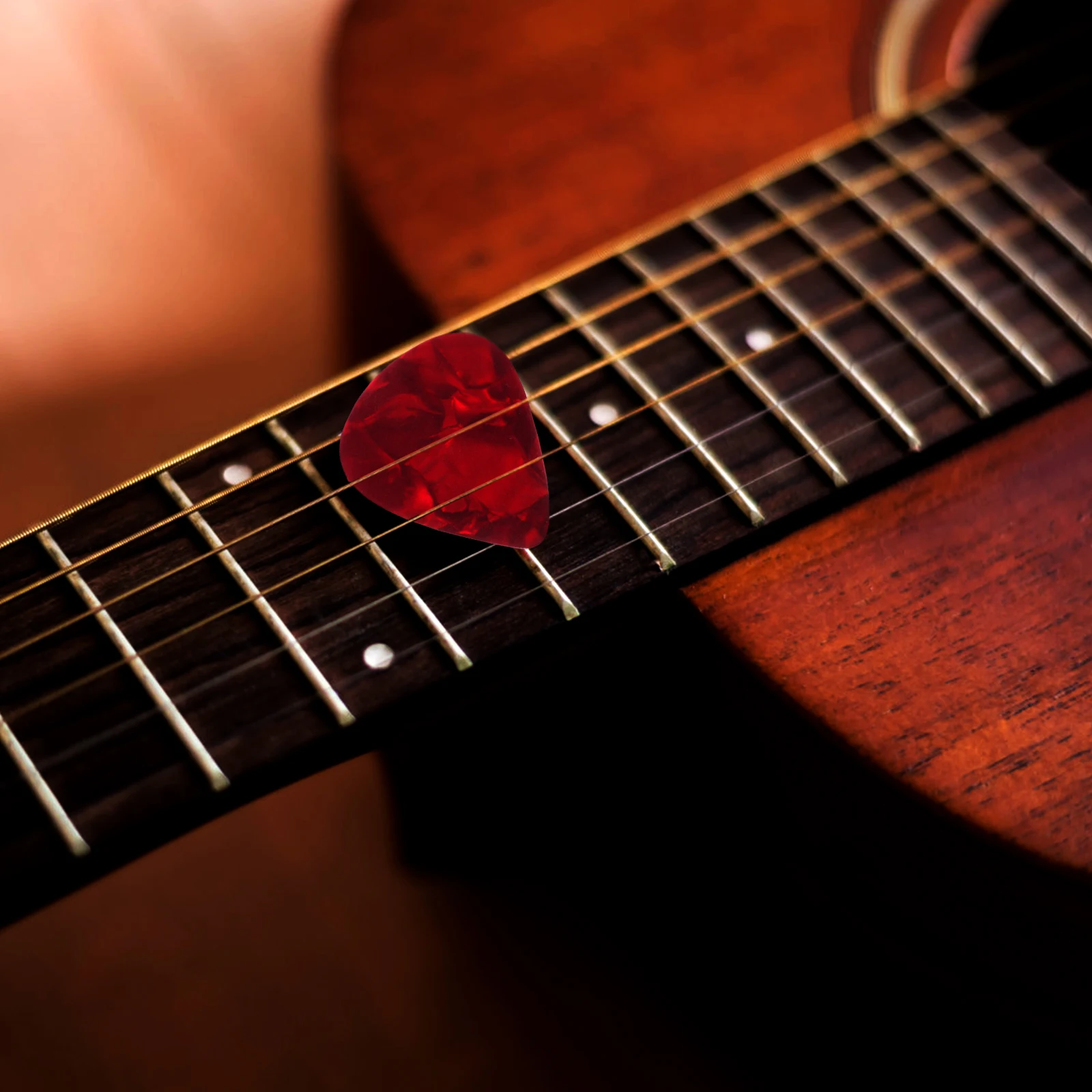 

10 Pcs Guitar Pick Electric Accessories Supplies for Acoustic Bass Tools Parts Picks Colorful Paddle Ballad Plectrum