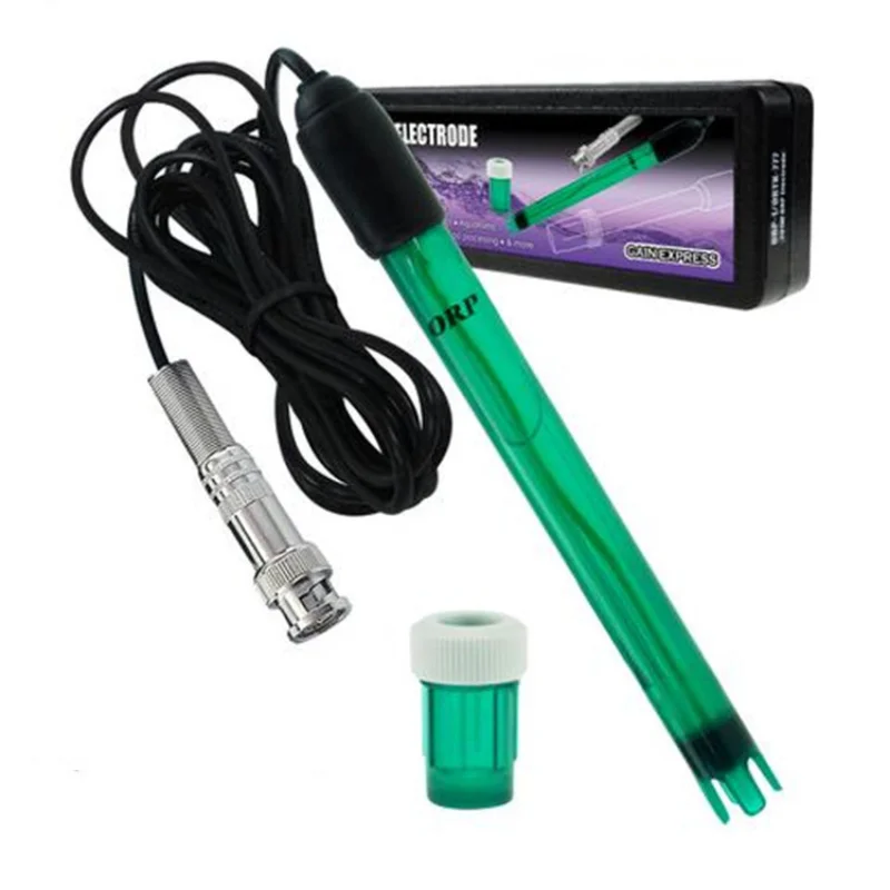 ORP Redox Electrode BNC Type Connector Replacement Probe Aquarium Tester Meter 14cm Long 1.2cm Diameter 300cm Extra Long Cable
