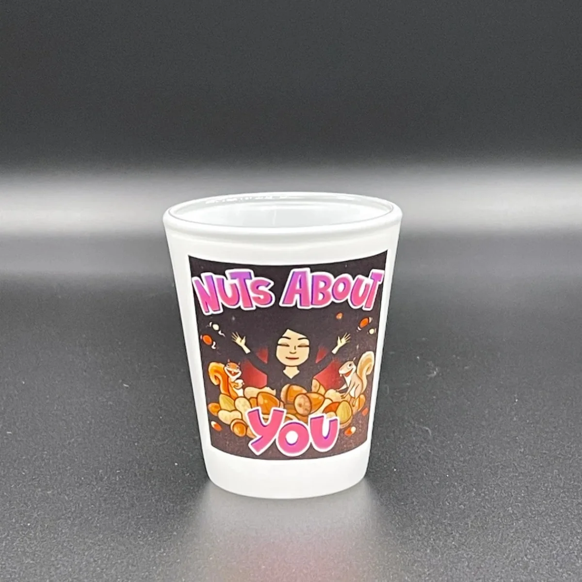 

Personalized Frosted Glass Shot Glass, Custom Shot Glass, Photo Shot Glass, Party Favor, Bachelorette Party, Wedding Favor