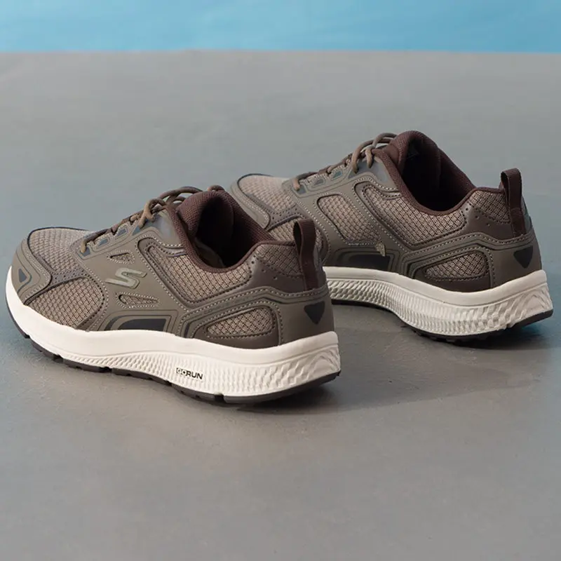 Mens Skechers 2026 New Brown Breathable Mesh Running Shoes Comfortable Sport Sneakers 220034-BRN