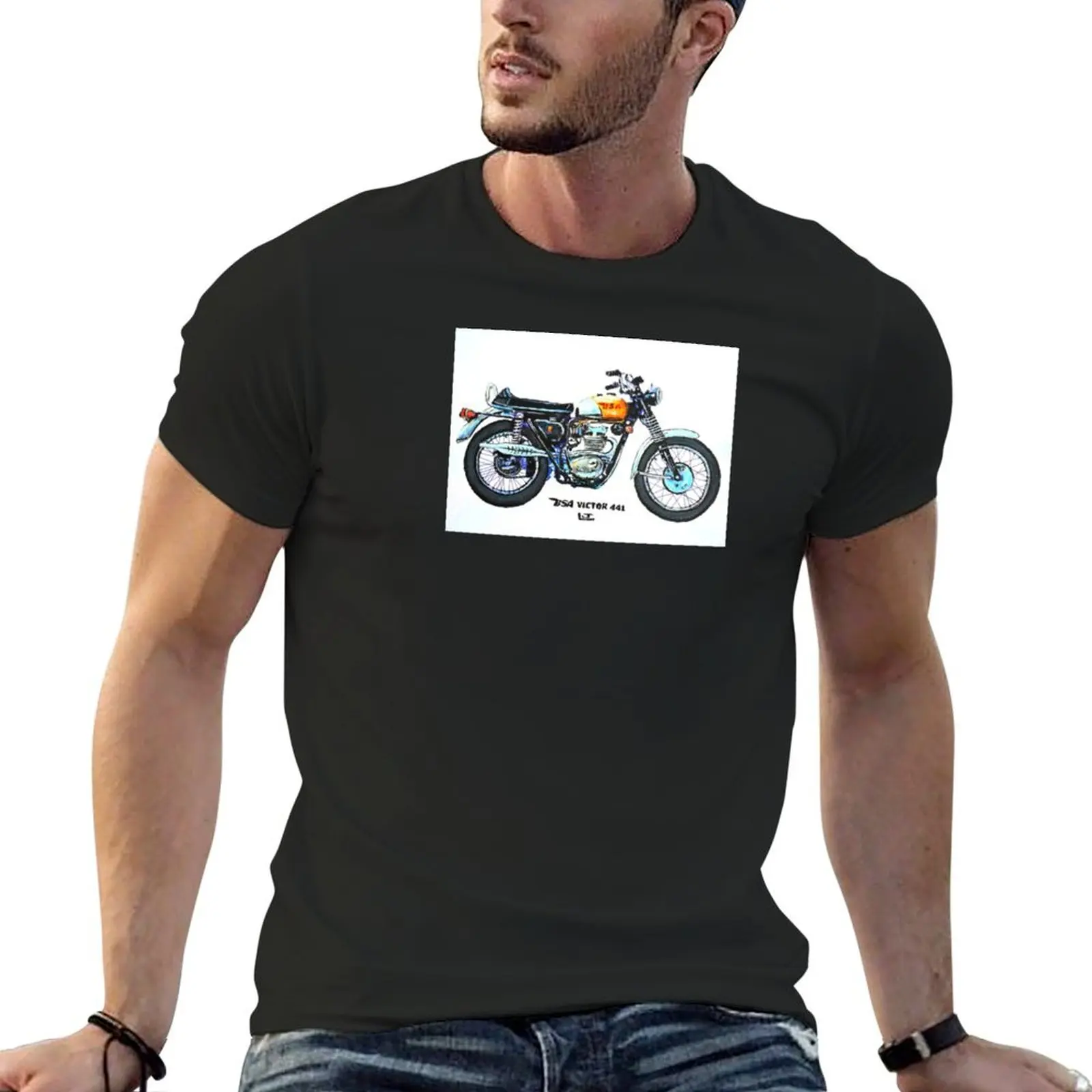 BSA 441 Victor 1969 T-Shirt shirts graphic Short sleeve tee oversized anime stuff mens graphic t-shirts