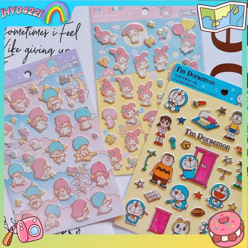 autocollants-mignons-de-dessins-animes-japonais-my-melody-doraemon-kuromi-pour-bricolage-journal-scrapbooking-coque-de-telephone-decoration-d'ordinateur-portable-cadeaux