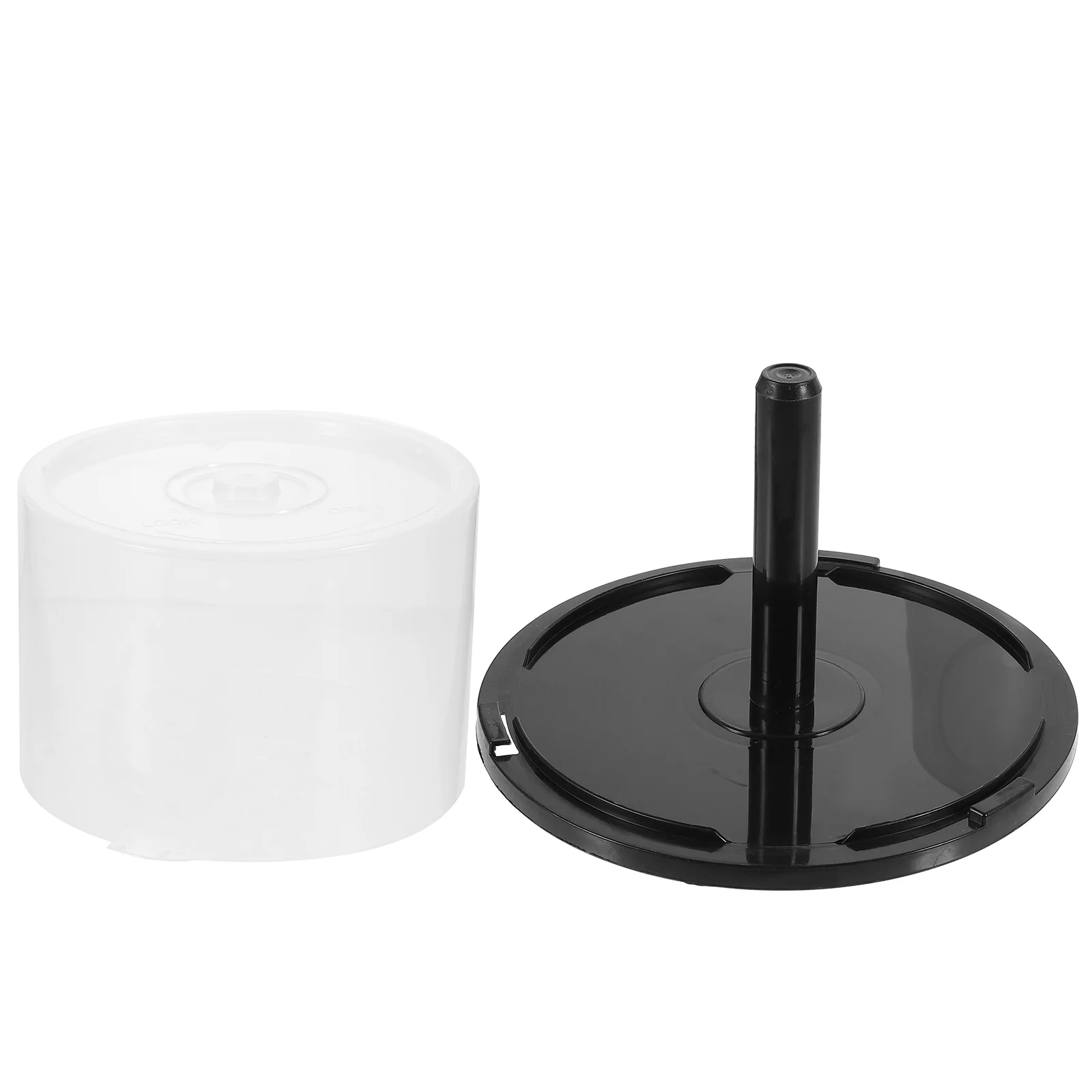 

2 Pcs CD Storage Bin Empty Holder Portable Phone Shelf Plastic Container Travel Bins with Lids
