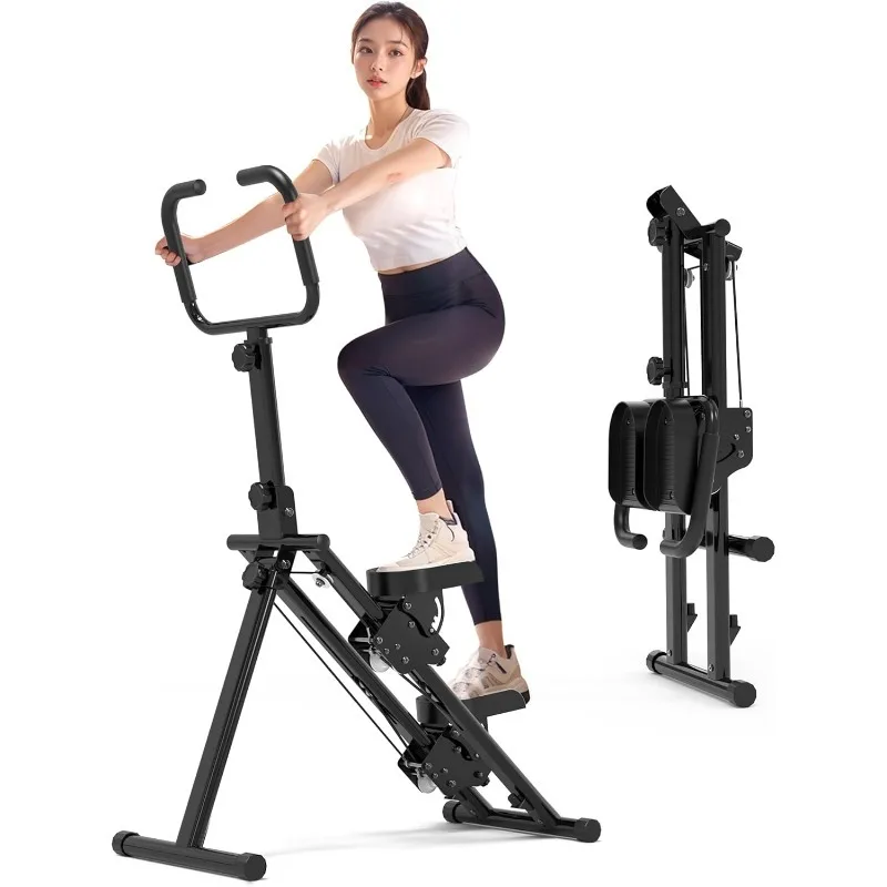 Stepper de escalera Leikefitness para gimnasio en casa, máquina escaladora vertical para entrenamiento de cuerpo completo, paso a paso cardio plegable