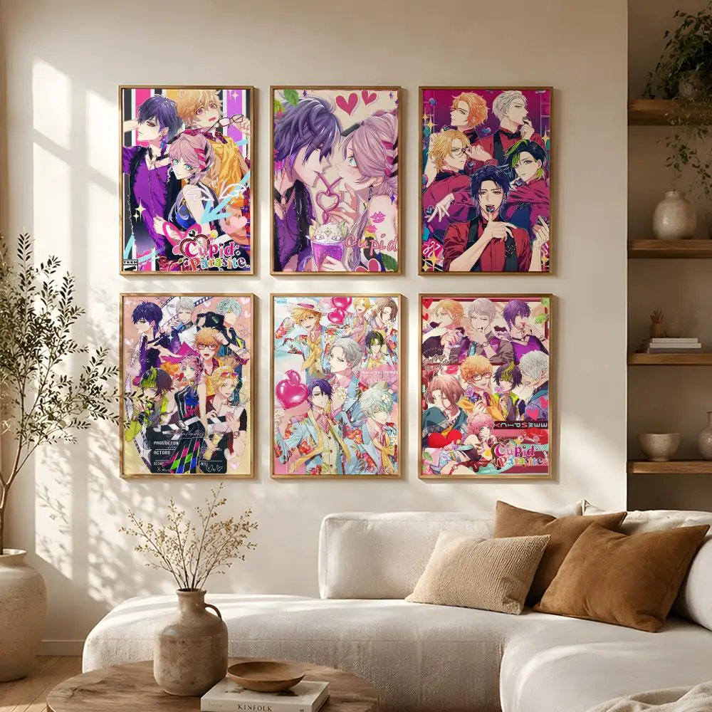Game Cupid Parasite Poster Self-Adhesive HD Mural Wall Decals, Living Room Bedroom Home Decor Gift
