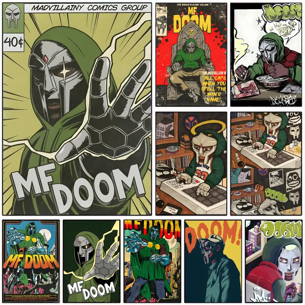 legendary rapper M-MF DOOM Poster Modern Home Decoration Interior Design & Contemporary Wall Art Collection