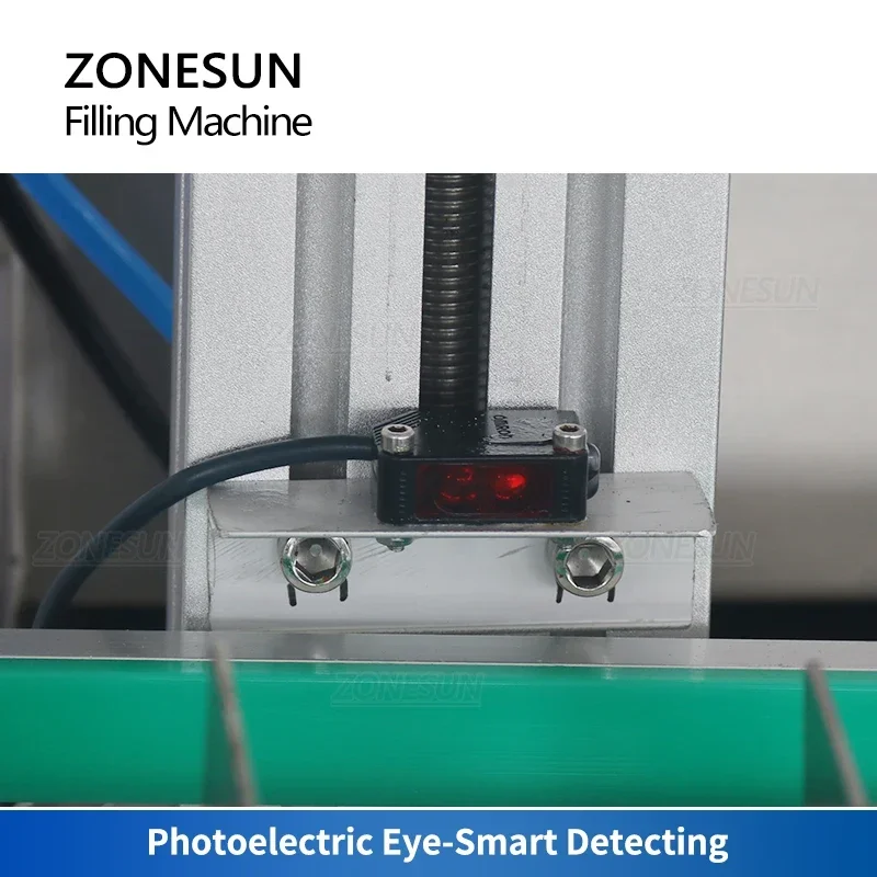 เครื่องบรรจุแบบปั๊มโรเตอร์เซอร์โวมอเตอร์ ZONESUN รุ่น ZS-VTRP1A สำหรับของเหลวข้นหนืด เช่น ครีม น้ำผึ้ง ซอสมะเขือเทศ ซอสพริก สายการบรรจุภัณฑ์