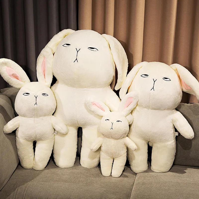 

Kawaii Long Ears Rabbit Plush Toy Stuffed Animals Cute Bunny Soft Kid Sleeping Plushies Doll Hom Decor Cuddly Gift Girl Birthday