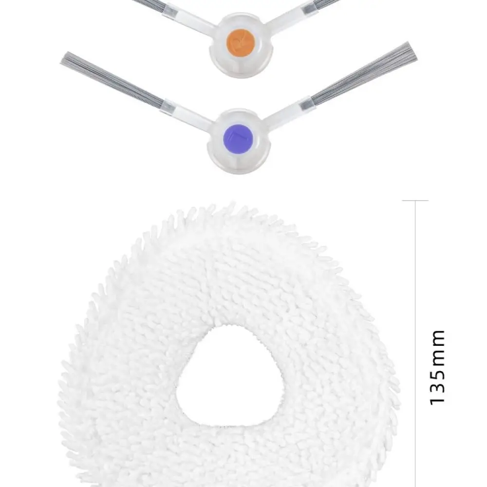 Replacement Accessory Kit For Narwal J4 J5 Robot Vacuum Cleaner Filters Mop Cloths Side Brushes Dust Bags Spare Supplies