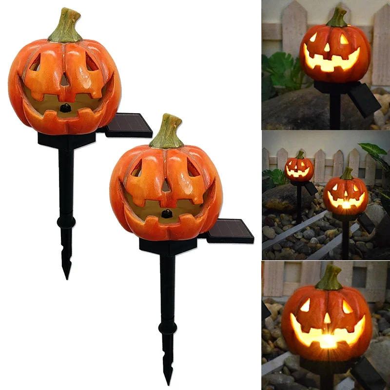 

Outdoor Garden Landscape Lawn Light Pumpkin lanterns decorated Halloween Party Decoration For Home bar Atmosphere Decor