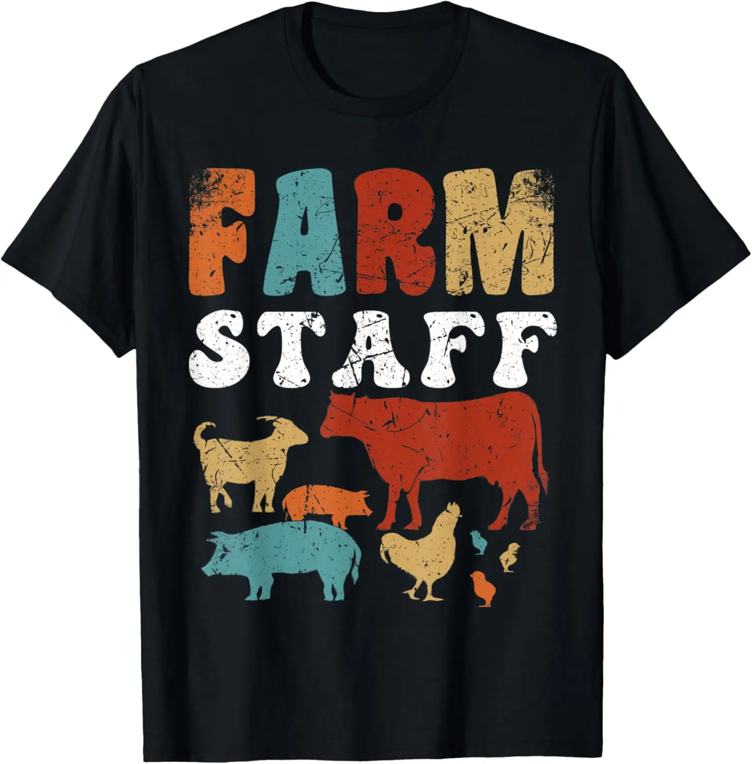 Farm Staff Funny Farmers Local Farming Support Men 2023 T-Shirt