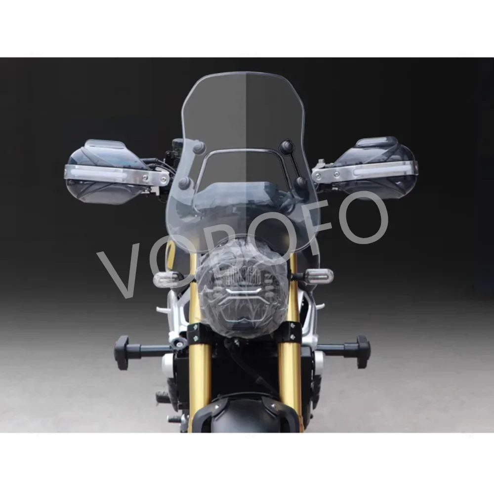 For LONCIN VOGE 500AC 300AC 500 AC 300 AC Motorcycle modified front windshield windscreen wind deflector windproof with bracket