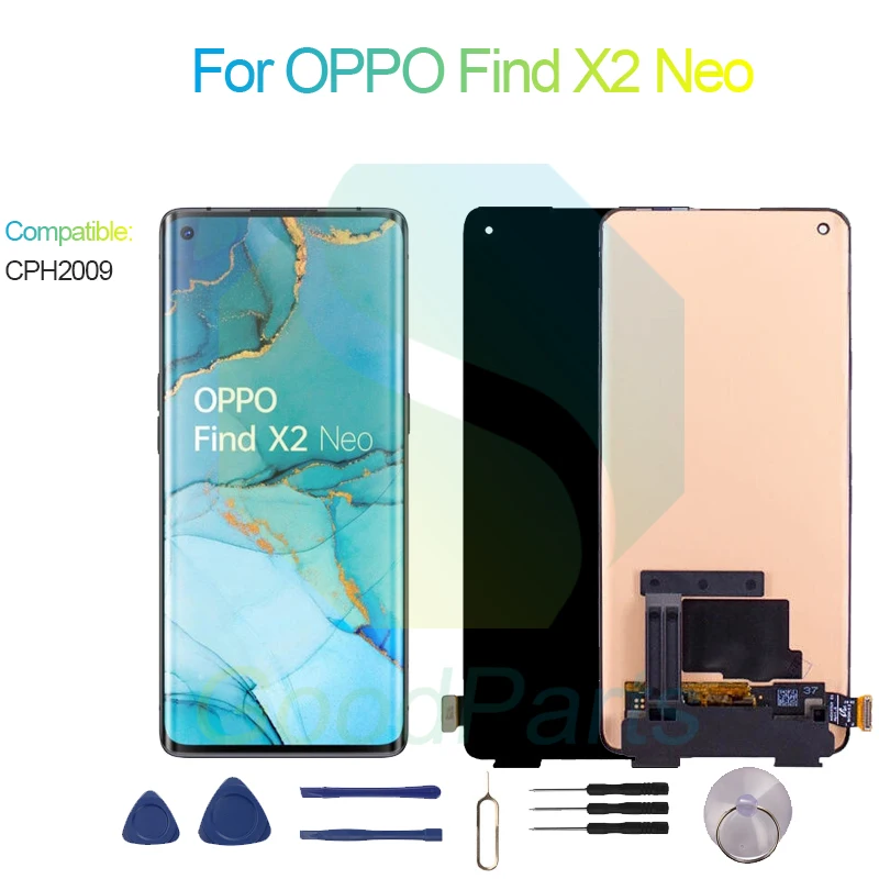 

For OPPO Find X2 NEO LCD Display Screen 6.5" CPH2009 Find X2 Neo Touch Digitizer Assembly Replacement