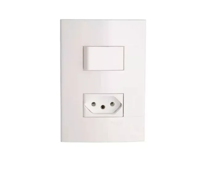 Simple Switch Set With 10A White Decor Socket SCHNEIDER