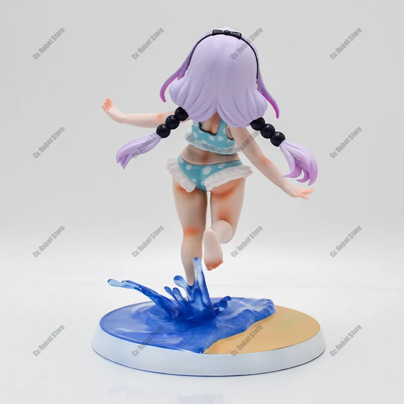 Kobayashi's Dragon Maid Kanna Figure, Sexy Anime Figure, Cheerful Beach Swimsuit, Doll, 20 Cm Gift view 5