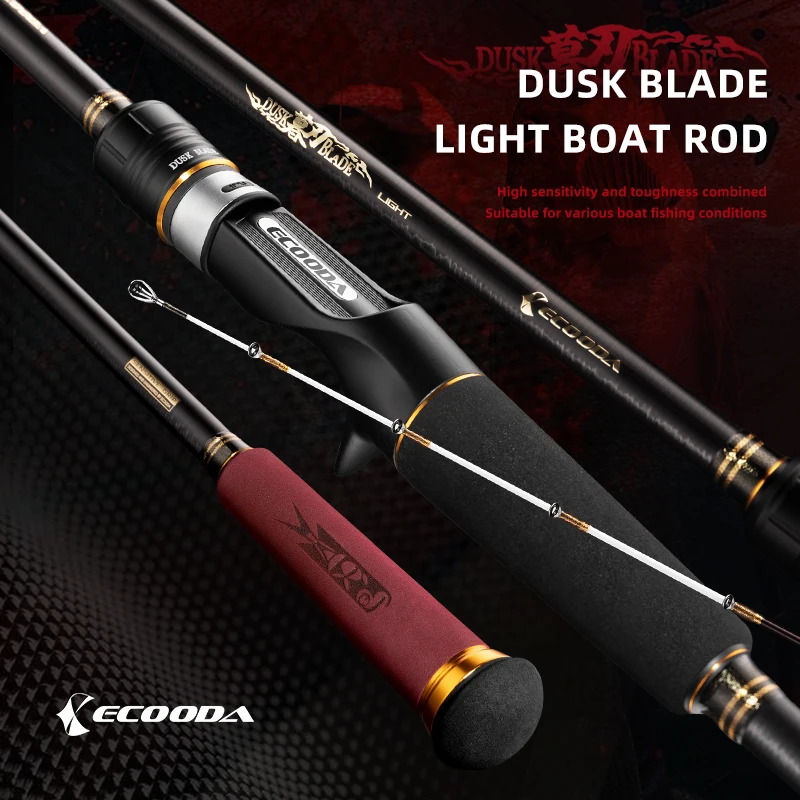 

Ecooda EDBL Dusk лезвие легкий лодочный стержень 30T полностью твердый карбоновый наконечник направляющие кольца Fuji SIC