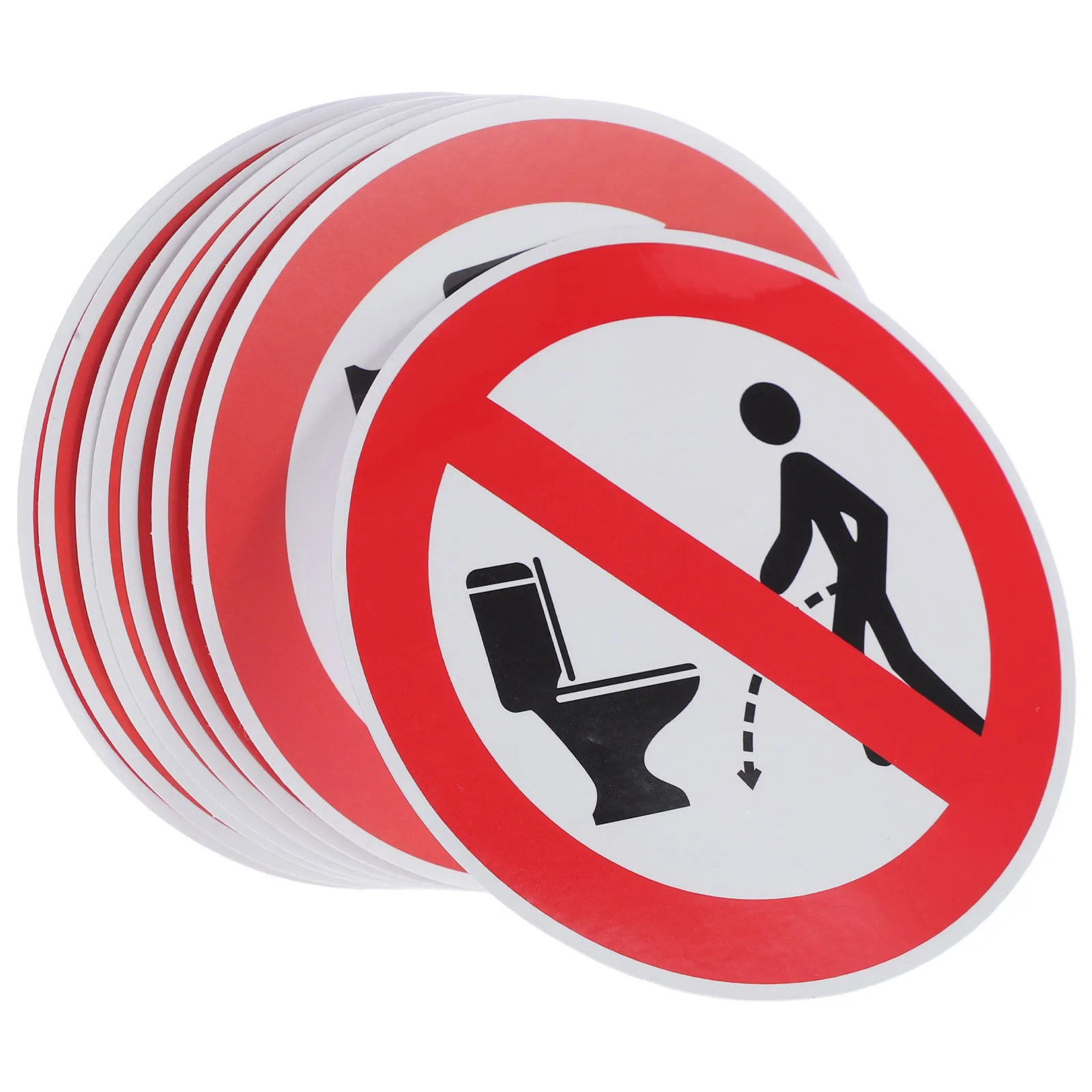 8Pcs Toilet Warning…