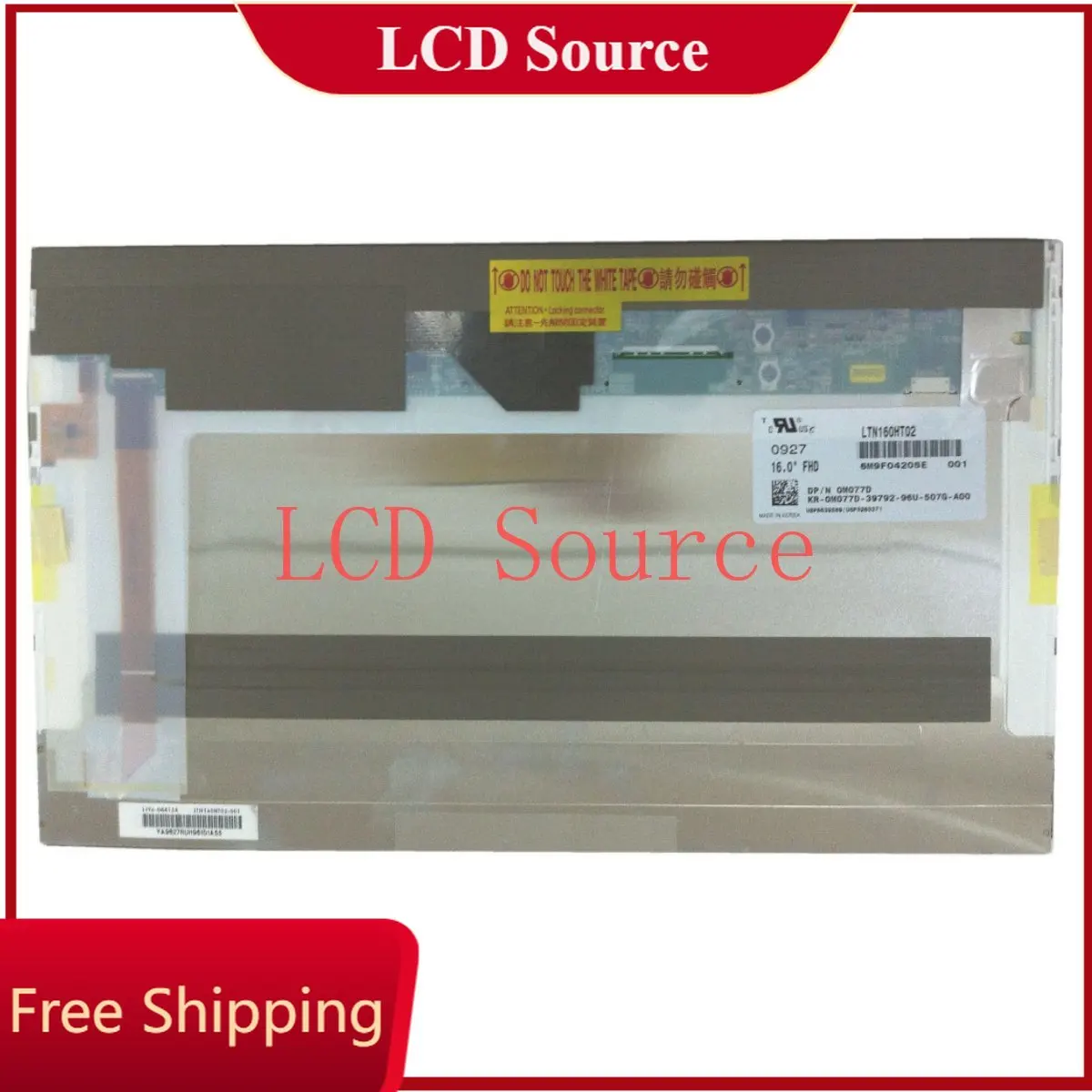 

LTN160HT02 001 16"1920*1080 screen LCD Display Laptop Screen NEW FullHD LED