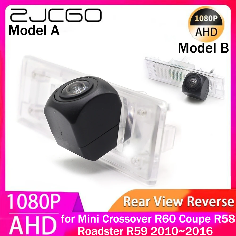 

ZJCGO AHD 1080P Parking Reverse Back up Car Rear View Camera for Mini Crossover R60 Coupe R58 Roadster R59 2010~2016