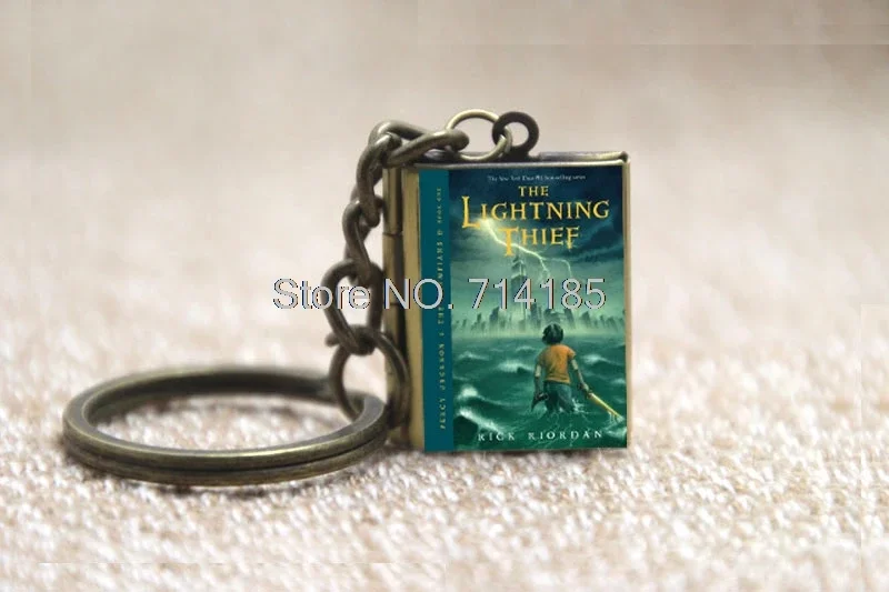 New Percy Jackson Covers The Thief and Sea of Monsters Book Locket Bronze Tone Jewelry