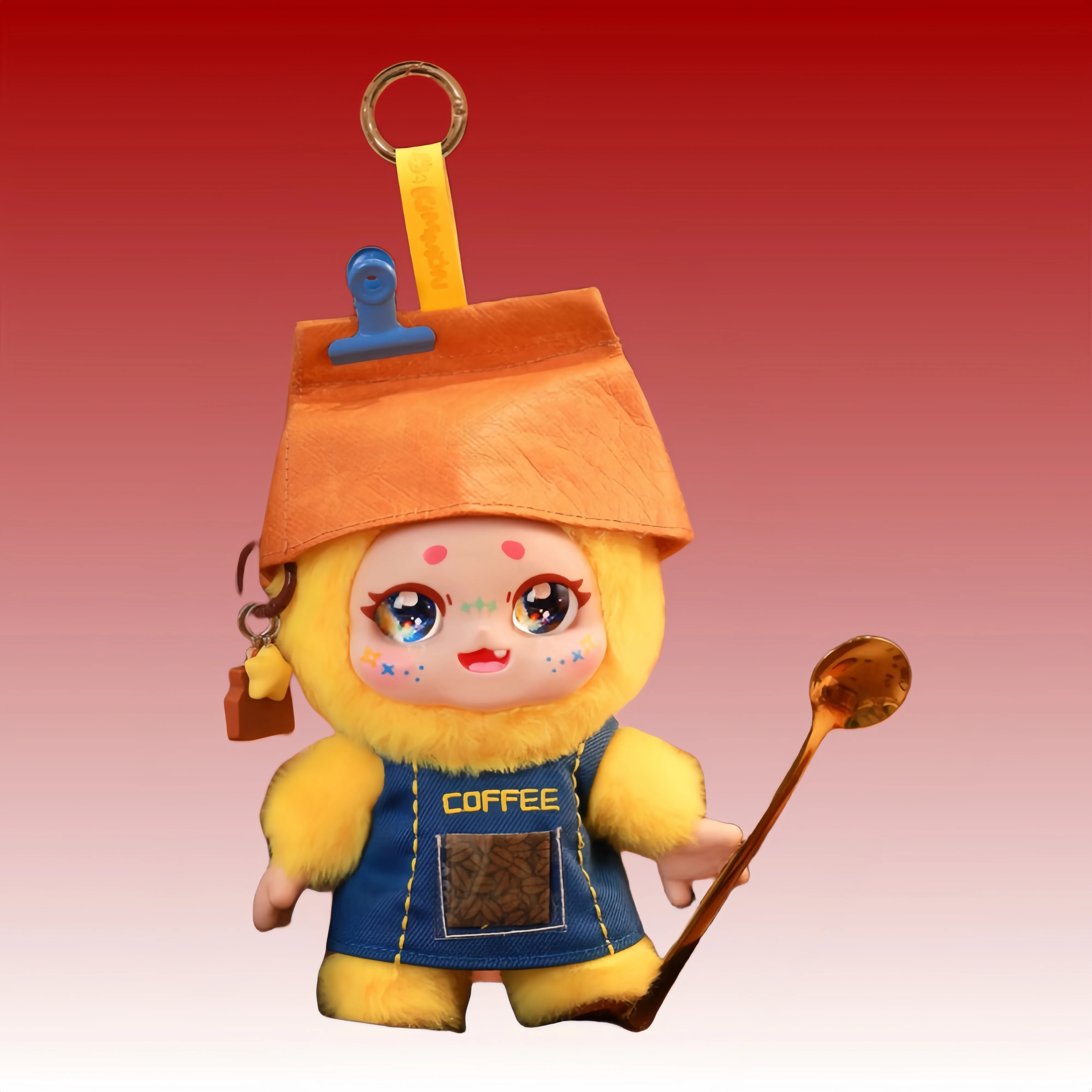 جديد كيمون دعونا مقهى سلسلة صندوق أعمى يوم القهوة Kawaii زخرفة أفخم دمية حقيبة قلادة صناديق الغموض هدايا عيد الميلاد الاطفال