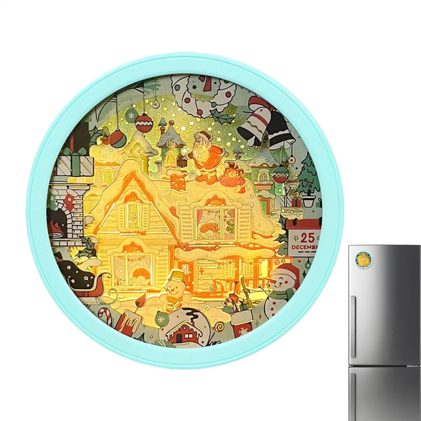 

Магниты на холодильник, рождественские магниты на холодильник, наклейка, праздничная мемориальная наклейка для планировщиков, кухни, фестиваля, дома