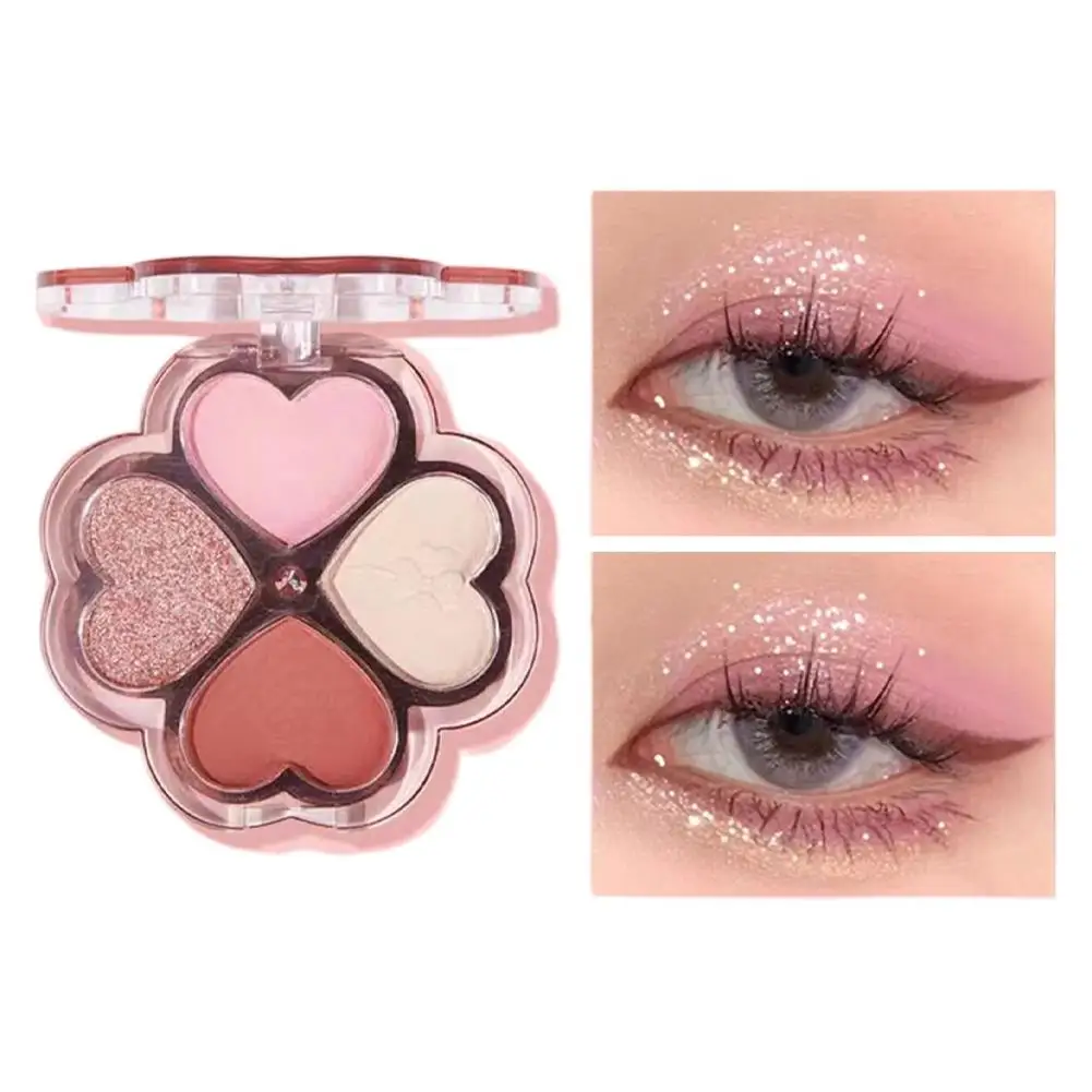 4 In 1 Eye Makeup Pearlescent Highlight Dreamy Eye Plate Eye Beauty Trimming Makeup Eyeshadow Shadow Makeup Blush Pa K9a6