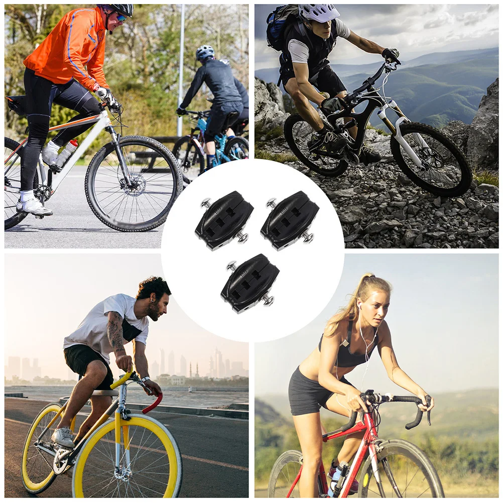 

2Pairs Professional Bike Brake Pads Cycling Disc Brake Block Practical Durable Silent Replacement Tool for Mountain and Road