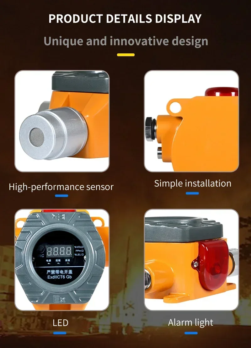 2026/Ce Atex Rs485 Modbus Co2 Sensor Carbon Dioxide Alarm System
