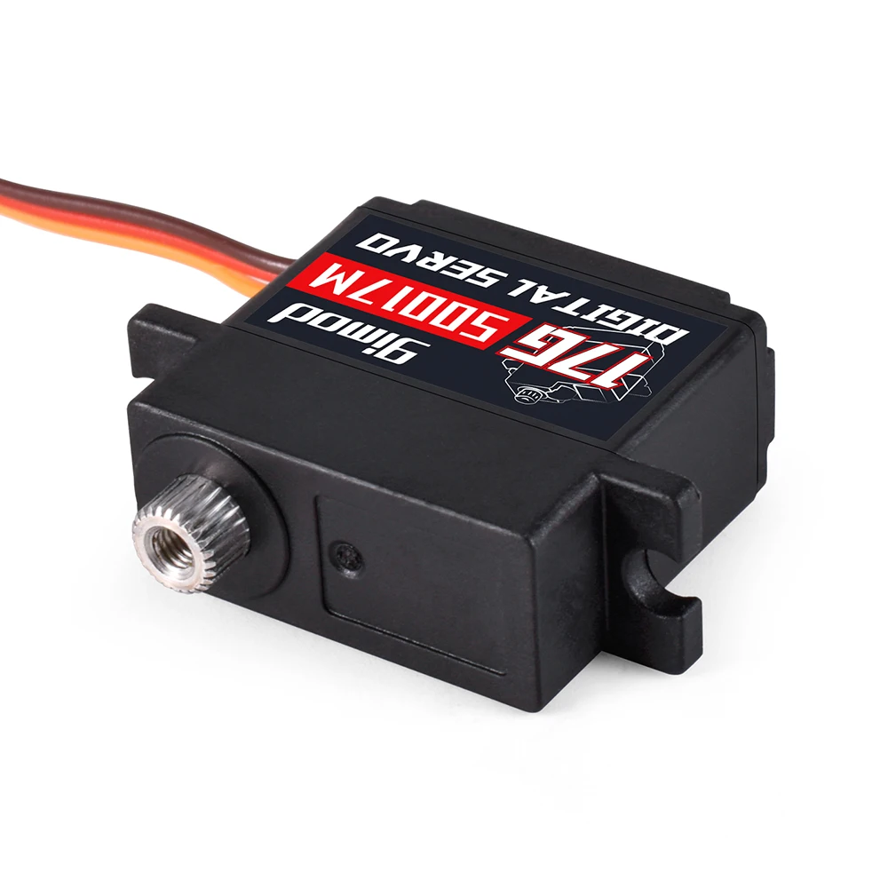 9IMOD 17G numérique Micro Servo métal engrenage RC Servo 4.8-6.0V pour 1/16 1/18 RC voiture RC avion à voilure fixe hélicoptère Robot