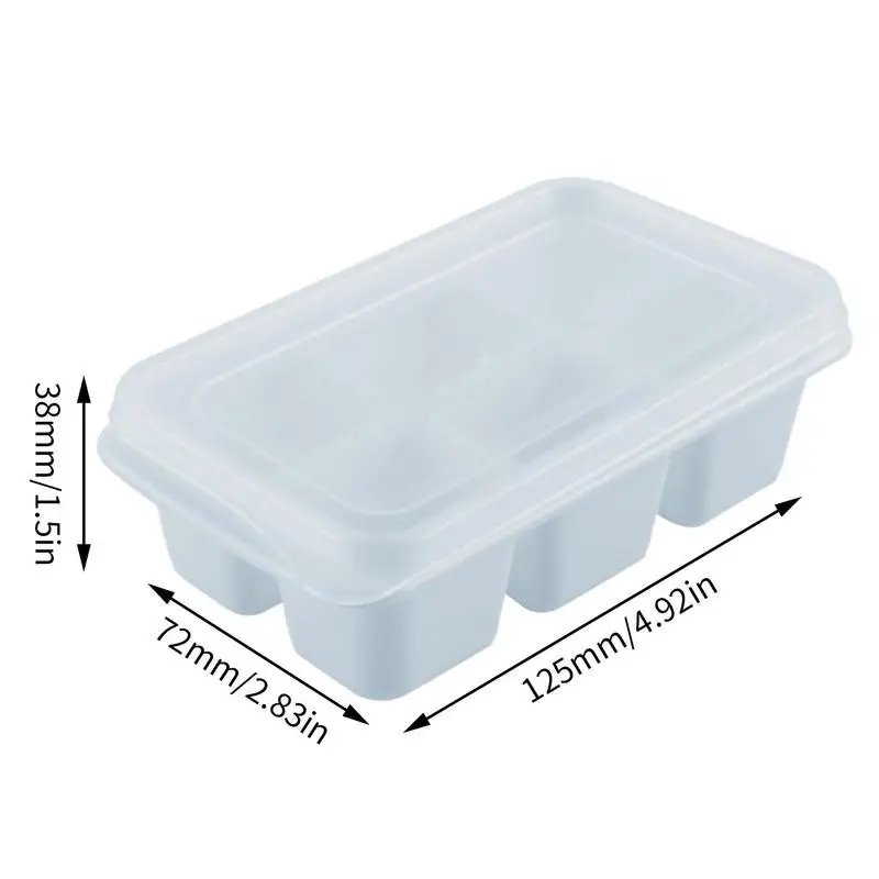 Kem Khay Đá Khuôn Mẫu Có Nắp Đa Năng Cũng Kín Kem Máy Làm Cho Tự Chế Trẻ Em Chocolate Đồ Ăn Nhẹ bơ