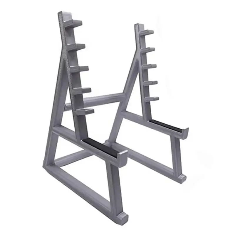 Imagem -02 - Suporte para Lápis para Mesa Barbell Rack Suporte para Exibição Tema de Ginástica Portátil Armazenamento de Caneta Squat Rack Ornamentos com Halteres e Pesos